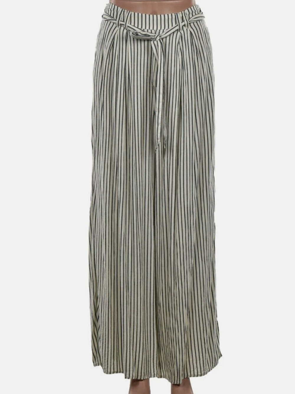 American Eagle Outfitters Cream and Black Striped  Pants